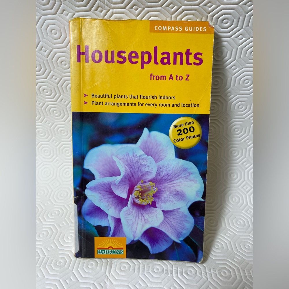 Houseplants from A to Z info book